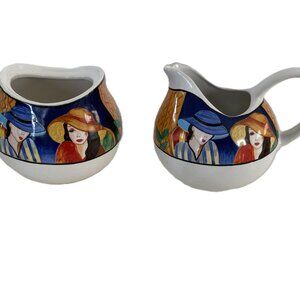 Café de Paris Creamer & Sugar Bowl (No Lid) – Set of 2